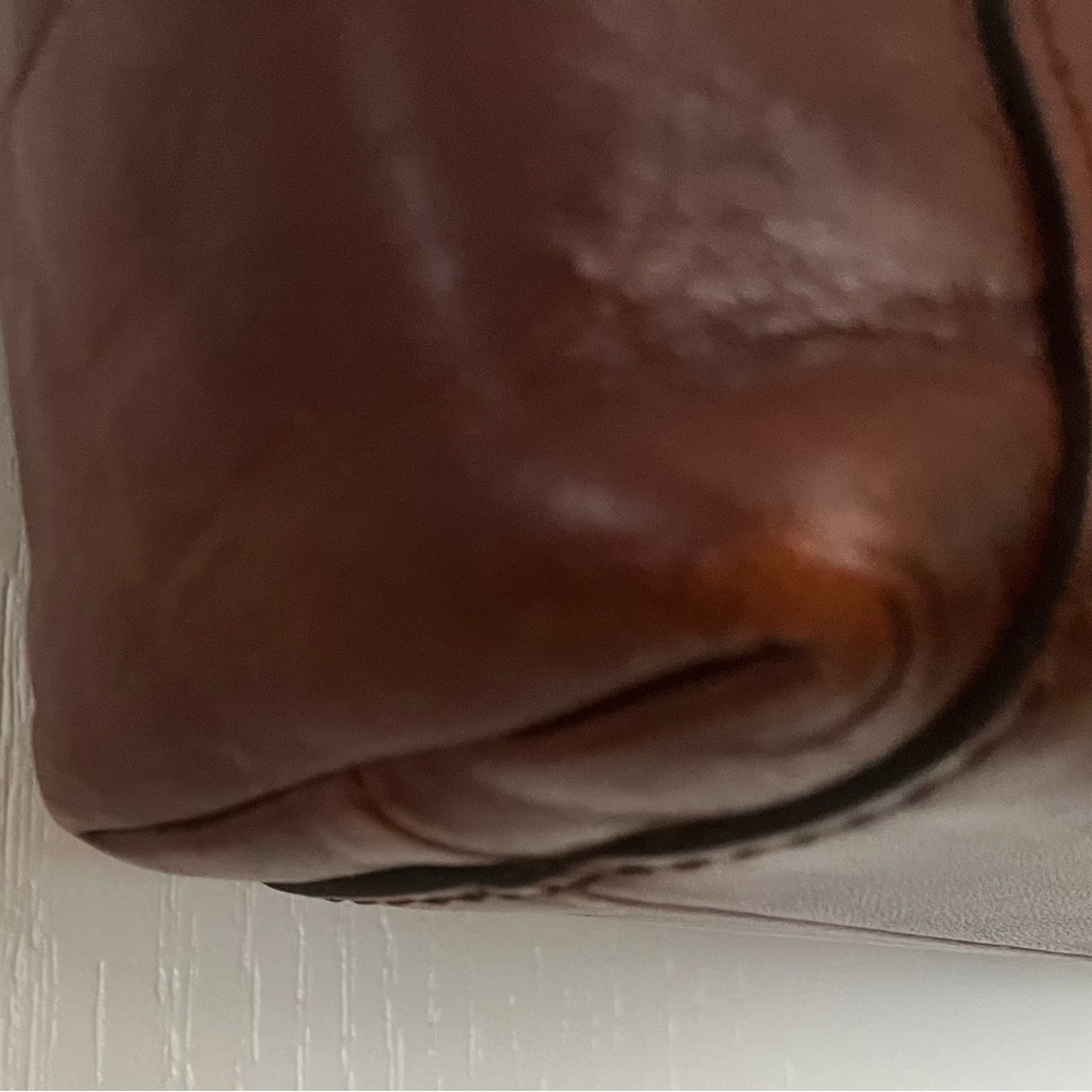 Patricia Nash Aveley British Brown Western Tooled Leather Crossbody Shoulder Bag - Picture 8 of 16